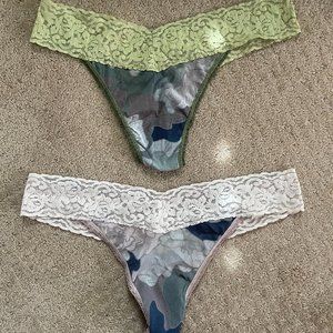 2 pairs Hanky Panky LOW Rise Camo Thongs